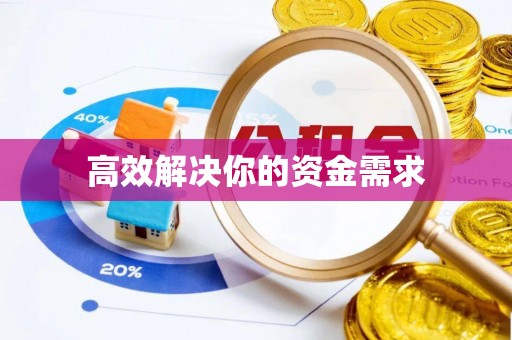 思南高效解决你的资金需求