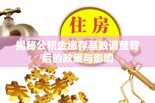 思南揭秘公积金缴存基数调整背后的政策与影响